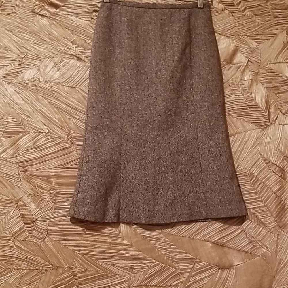Witchery brown tweed skirt